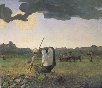 Giovanni Segantini The Hay Harvest (mk09) Germany oil painting art